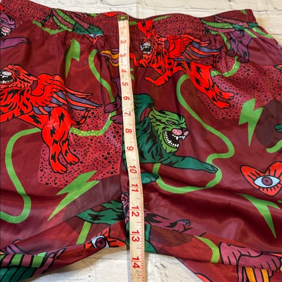 Dressed in Lala NWOT Wild Whimsey Satin Pant (pant only) - Picture 7 of 12